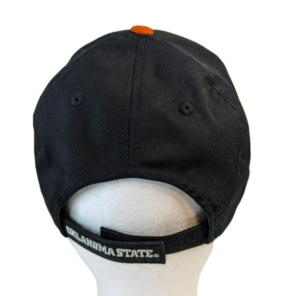 Oklahoma State Cowboys OSU Adjustable Ball Cap Size - Small/Medium - Black/Orang - Picture 4 of 9